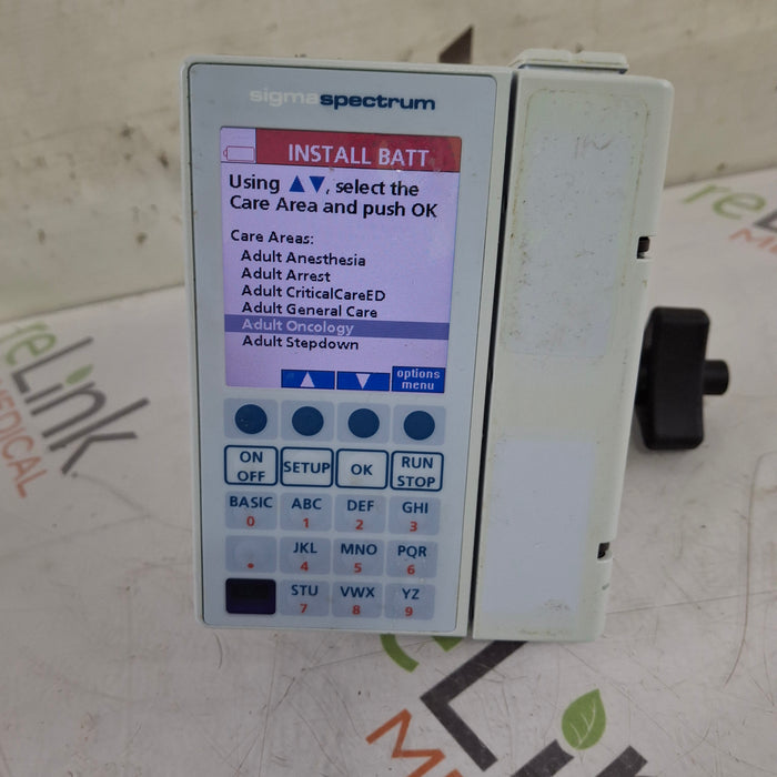 Baxter Baxter Sigma Spectrum 8.00.03 w/o Battery Infusion Pump Infusion Pumps reLink Medical