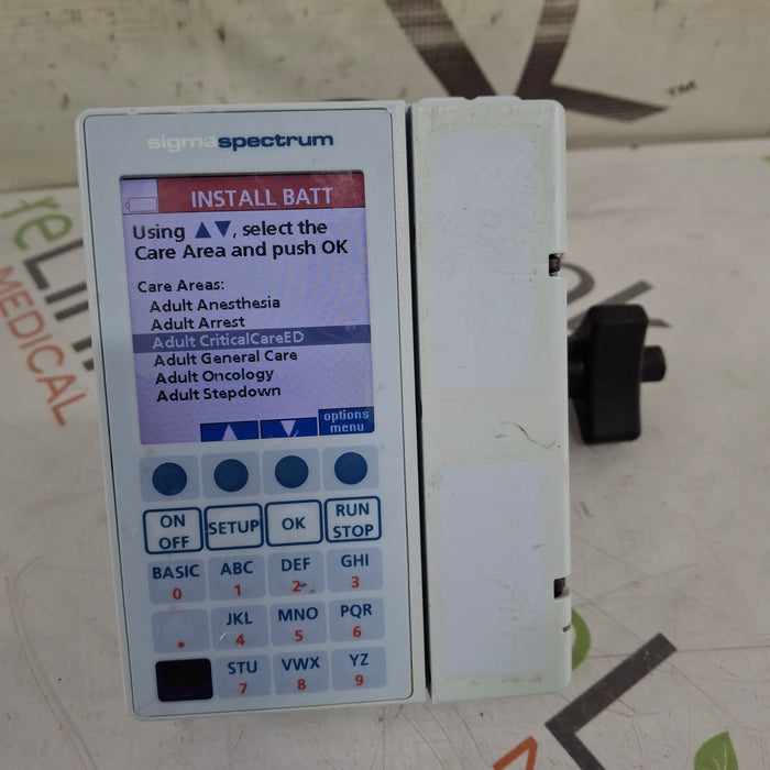 Baxter Baxter Sigma Spectrum 8.00.03 w/o Battery Infusion Pump Infusion Pump reLink Medical