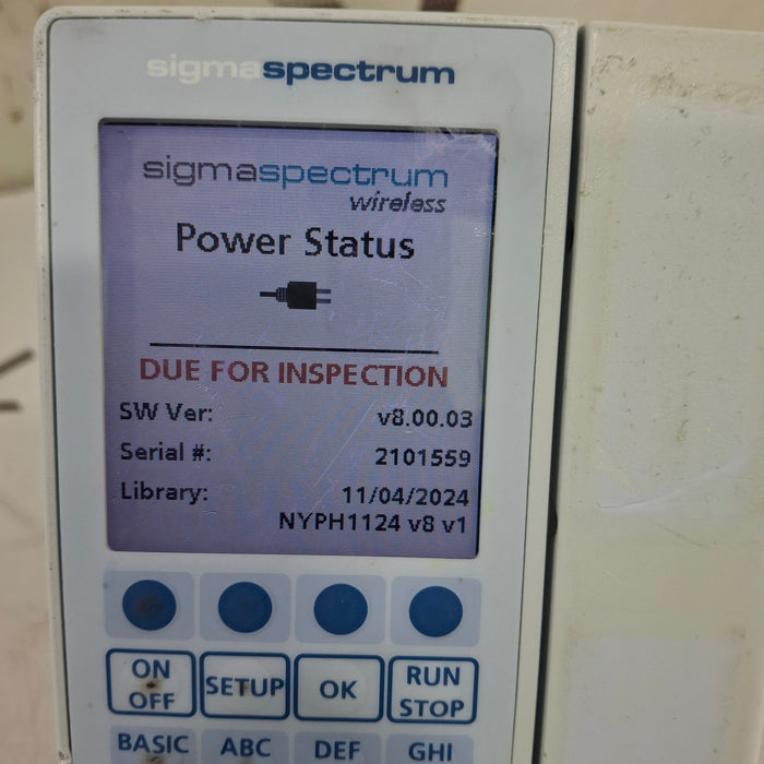 Baxter Baxter Sigma Spectrum 8.00.03 w/o Battery Infusion Pump Infusion Pump reLink Medical