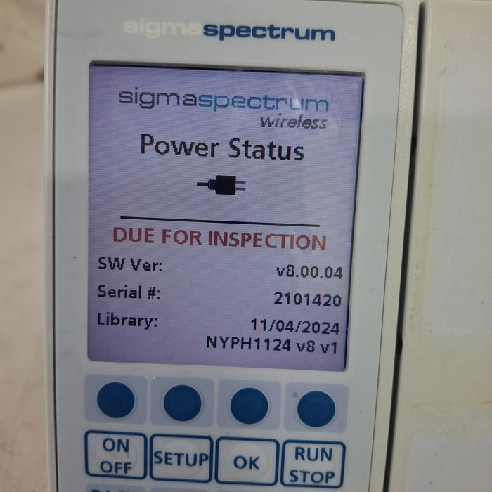 Baxter Baxter Sigma Spectrum 8.00.04 w/o Battery Infusion Pump Infusion Pump reLink Medical