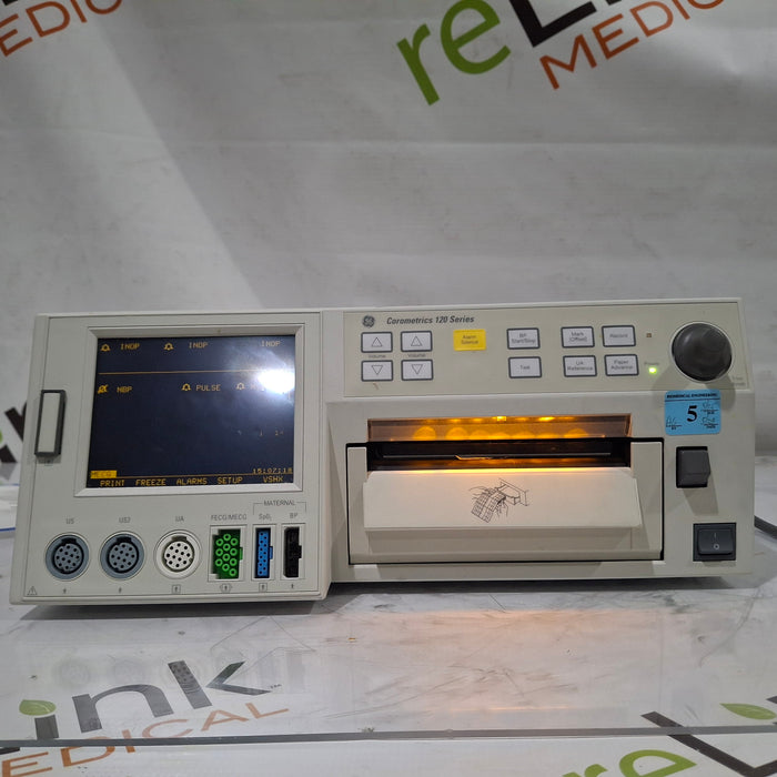 GE Healthcare GE Healthcare Corometrics 120 Model 129 Fetal Monitor Patient Monitors reLink Medical