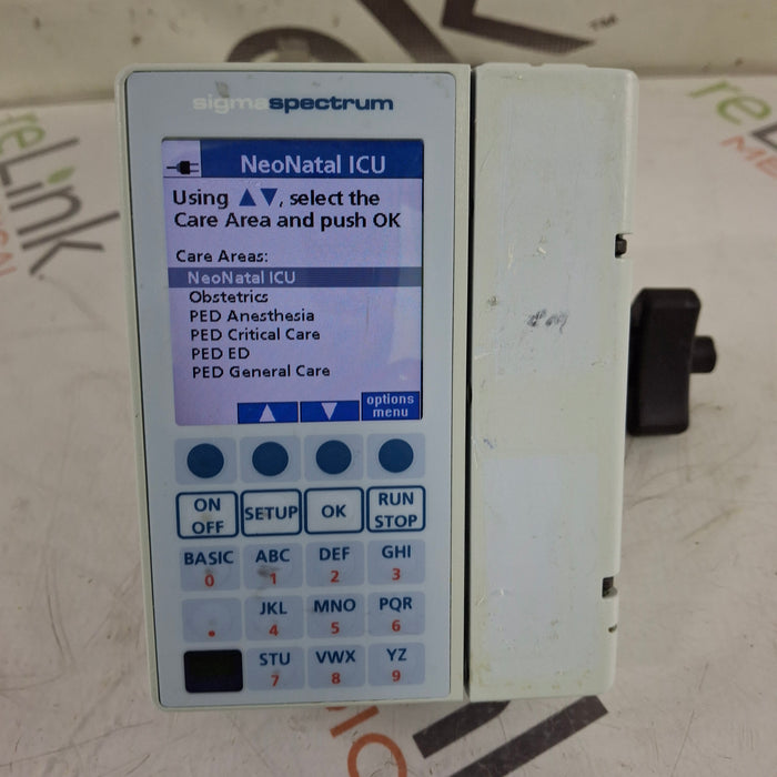 Baxter Sigma Spectrum 8.00.03 w/o Battery Infusion Pump