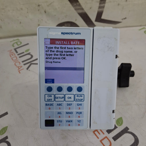 Baxter Baxter Sigma Spectrum 8.01.00 w/o Battery Infusion Pump Infusion Pump reLink Medical