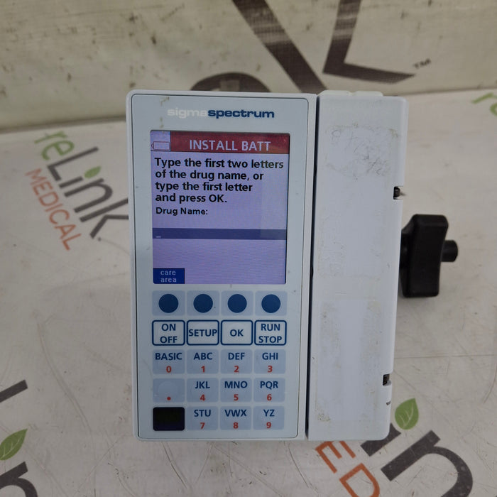 Baxter Baxter Sigma Spectrum 8.01.00 w/o Battery Infusion Pump Infusion Pump reLink Medical