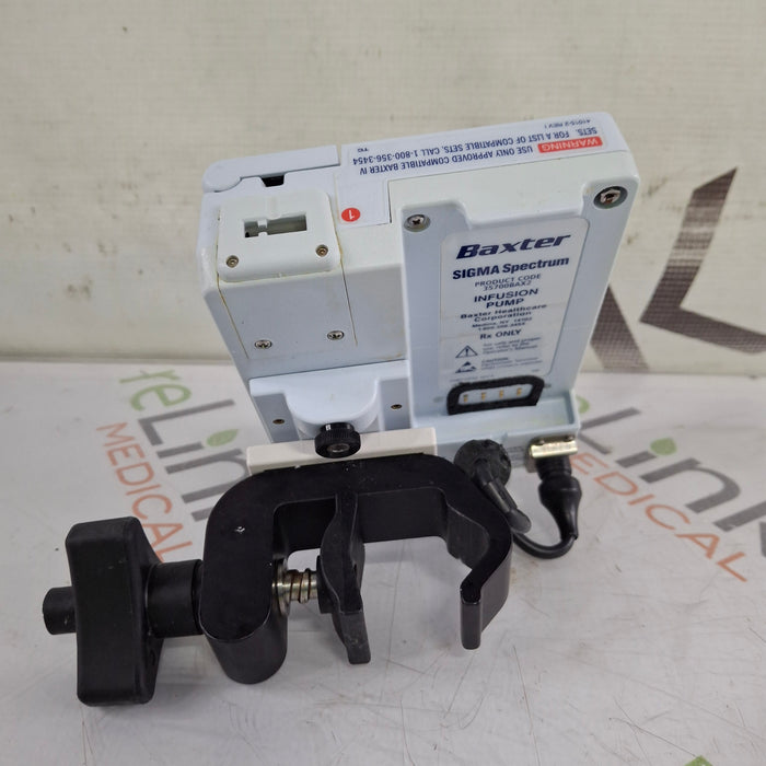 Baxter Baxter Sigma Spectrum 8.01.00 w/o Battery Infusion Pump Infusion Pump reLink Medical