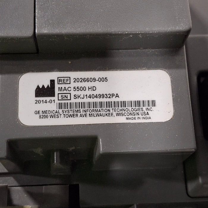 GE Healthcare GE Healthcare MAC 5500 HD ECG without CAM Module Cardiology reLink Medical