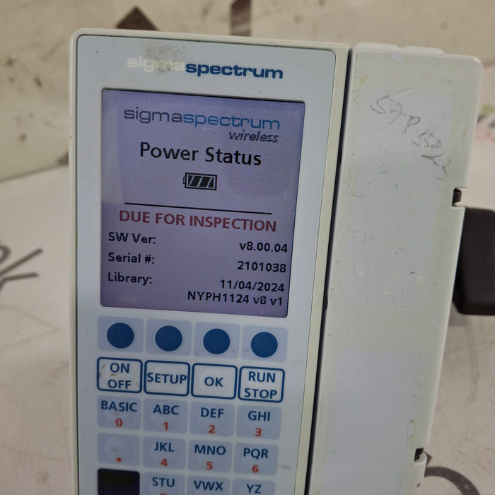 Baxter Baxter Sigma Spectrum 8.00.04 w/o Battery Infusion Pump Infusion Pump reLink Medical