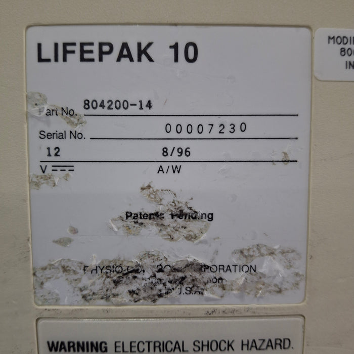 Physio-Control Physio-Control LifePak 10 Defibrillator Defibrillators reLink Medical
