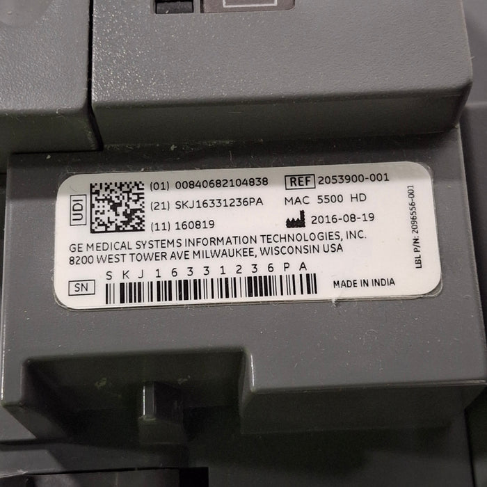 GE Healthcare GE Healthcare MAC 5500 HD ECG without CAM Module Cardiology reLink Medical