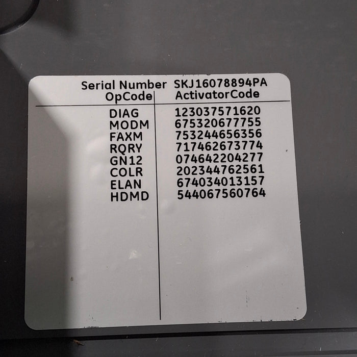 GE Healthcare GE Healthcare MAC 5500 HD ECG without CAM Module Cardiology reLink Medical