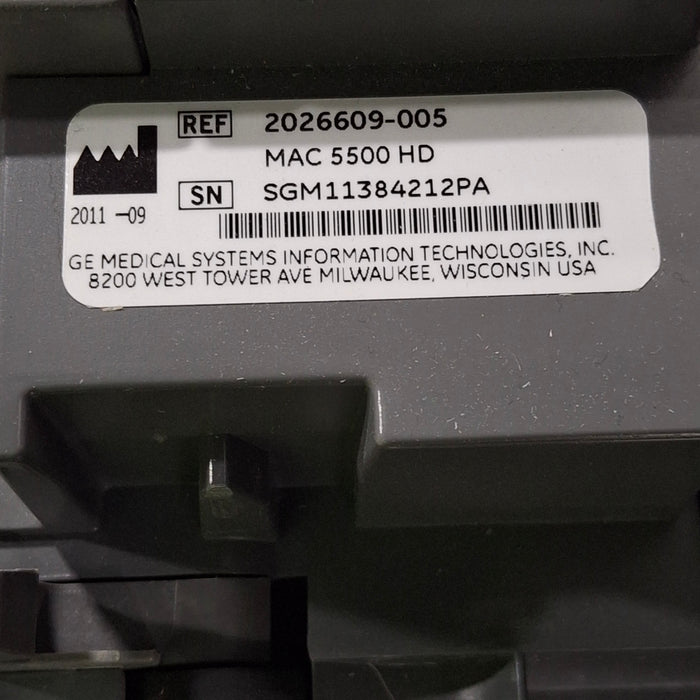 GE Healthcare GE Healthcare MAC 5500 HD ECG without CAM Module Cardiology reLink Medical