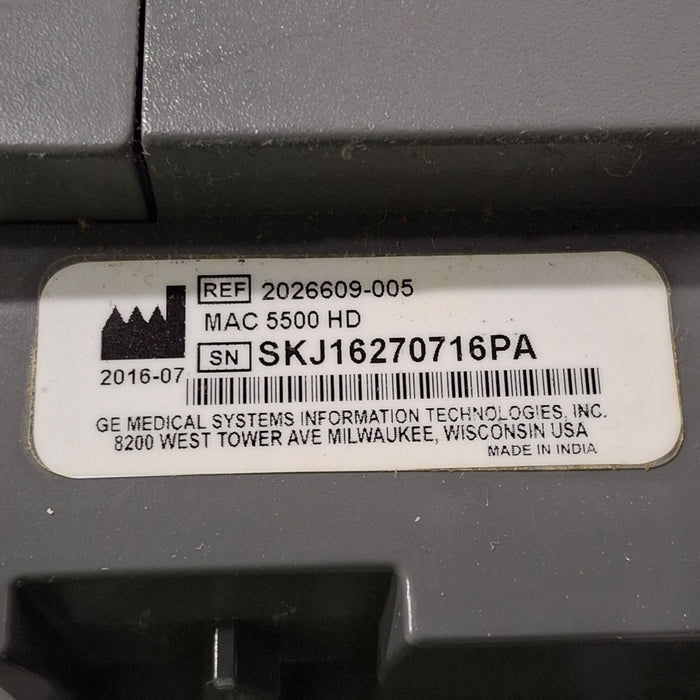 GE Healthcare MAC 5500 HD ECG without CAM Module