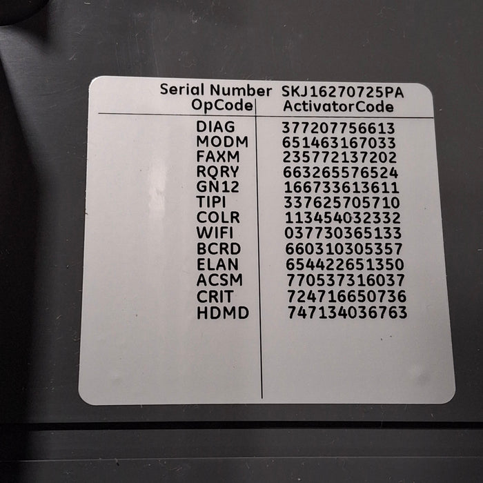 GE Healthcare GE Healthcare MAC 5500 HD ECG without CAM Module Cardiology reLink Medical