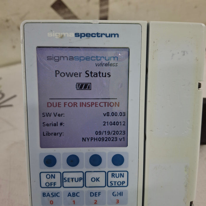 Baxter Baxter Sigma Spectrum 8.00.03 w/o Battery Infusion Pump Infusion Pumps reLink Medical