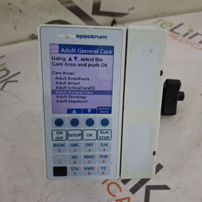 Baxter Baxter Sigma Spectrum 8.00.03 w/o Battery Infusion Pump Infusion Pumps reLink Medical