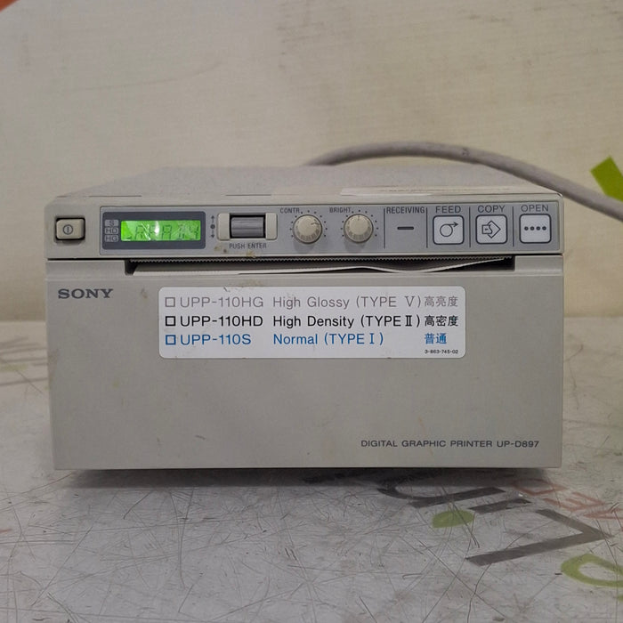 Sony Sony UP-D897 Digital Graphic Printer CR and Imagers reLink Medical