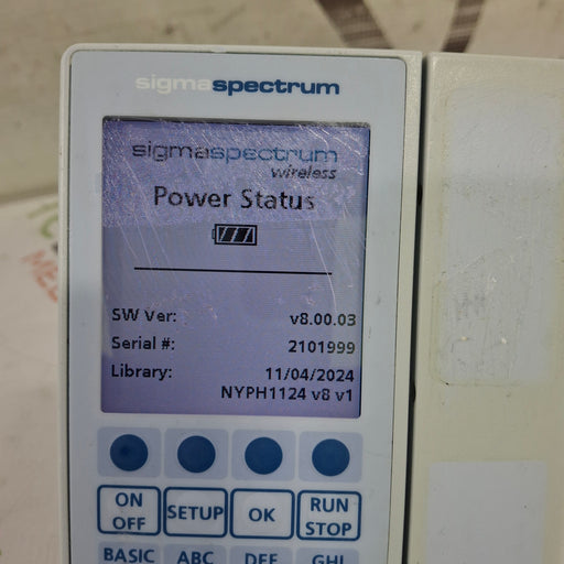 Baxter Baxter Sigma Spectrum 8.00.03 w/o Battery Infusion Pump Infusion Pump reLink Medical