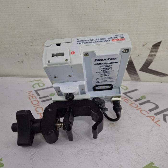 Baxter Baxter Sigma Spectrum 8.00.03 w/o Battery Infusion Pump Infusion Pump reLink Medical