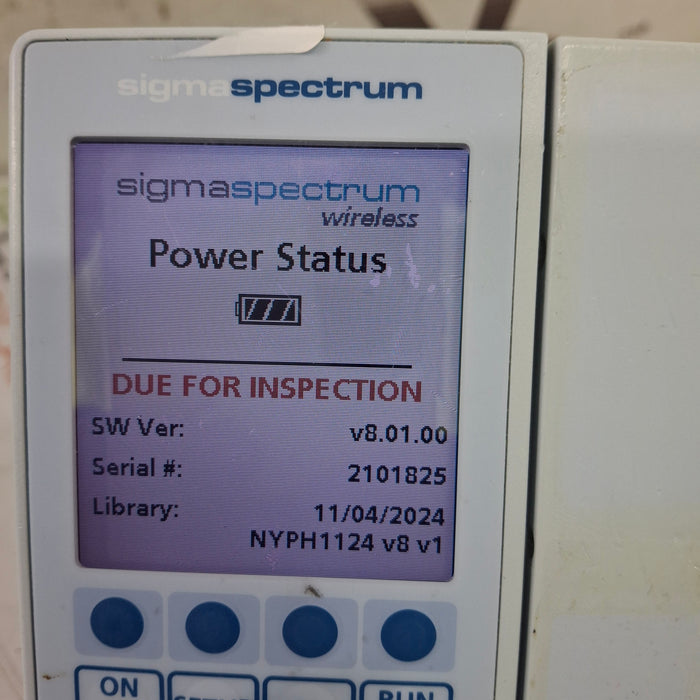 Baxter Baxter Sigma Spectrum 8.01.00 w/o Battery Infusion Pump Infusion Pumps reLink Medical