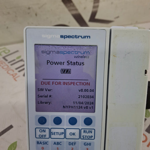 Baxter Baxter Sigma Spectrum 8.00.04 w/o Battery Infusion Pump Infusion Pump reLink Medical