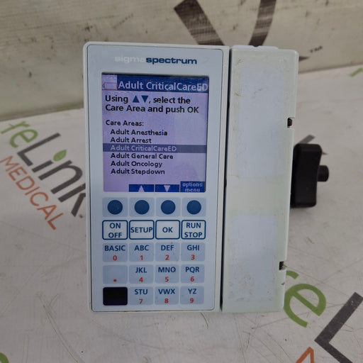 Baxter Baxter Sigma Spectrum 8.00.04 w/o Battery Infusion Pump Infusion Pump reLink Medical