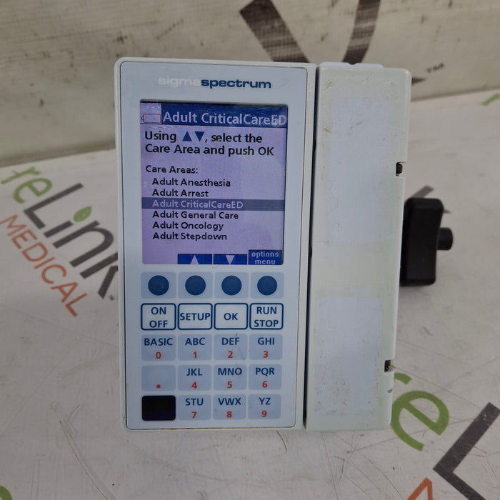 Baxter Baxter Sigma Spectrum 8.00.04 w/o Battery Infusion Pump Infusion Pump reLink Medical