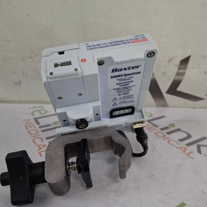 Baxter Baxter Sigma Spectrum 8.00.04 w/o Battery Infusion Pump Infusion Pump reLink Medical