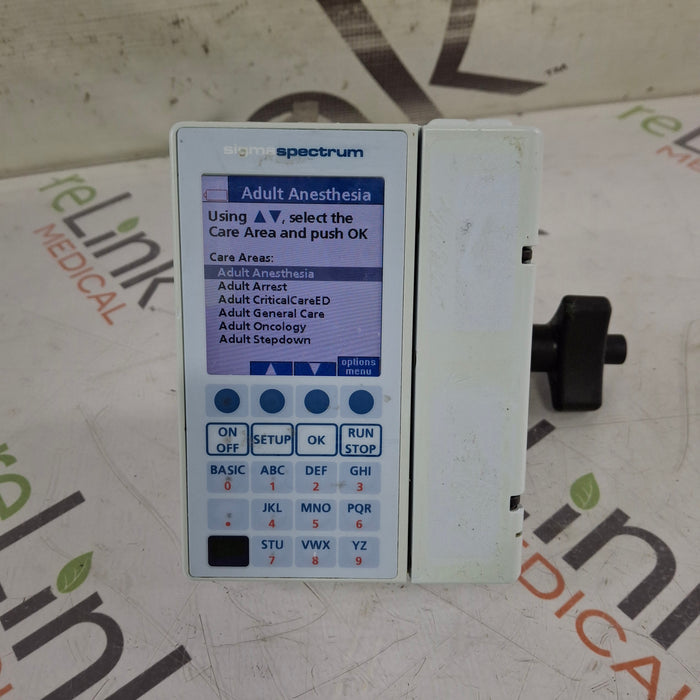 Baxter Baxter Sigma Spectrum 8.01.00 w/o Battery Infusion Pump Infusion Pump reLink Medical