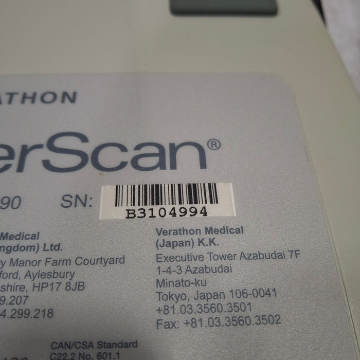 Verathon Medical, Inc BladderScan BVI 3000 Bladder Scanner