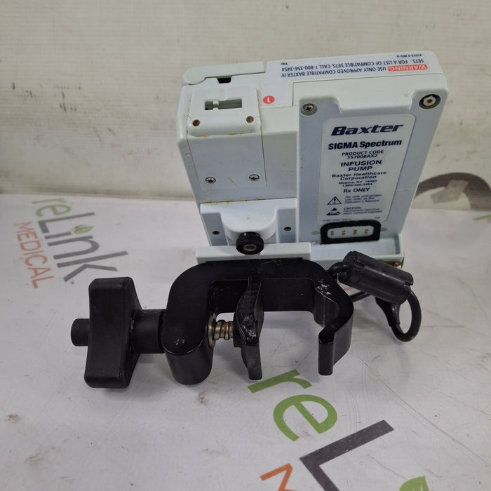 Baxter Baxter Sigma Spectrum 8.00.03 w/o Battery Infusion Pump Infusion Pump reLink Medical