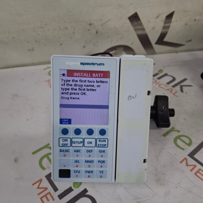 Baxter Baxter Sigma Spectrum 8.01.00 w/o Battery Infusion Pump Infusion Pump reLink Medical