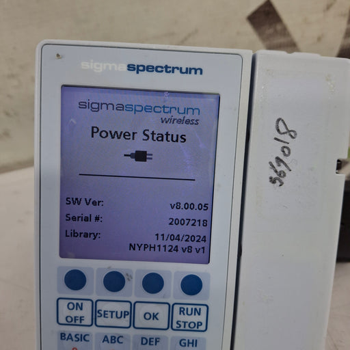 Baxter Baxter Sigma Spectrum 8.00.05 w/o Battery Infusion Pump Infusion Pump reLink Medical