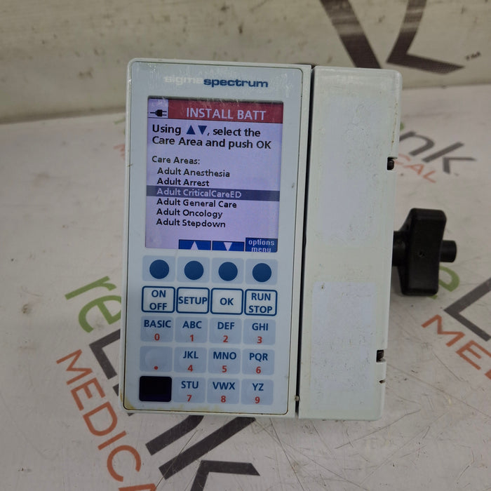 Baxter Baxter Sigma Spectrum 8.01.00 w/o Battery Infusion Pump Infusion Pump reLink Medical