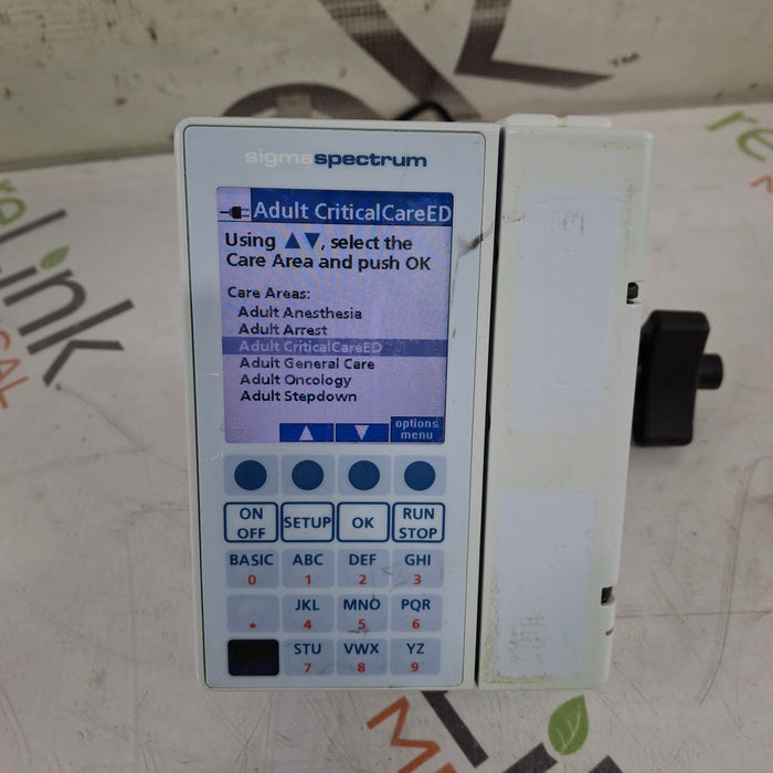 Baxter Sigma Spectrum 8.00.04 w/o Battery Infusion Pump