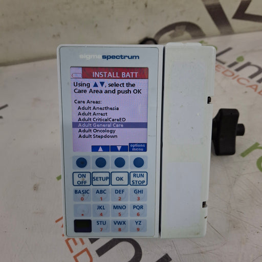 Baxter Baxter Sigma Spectrum 8.00.05 w/o Battery Infusion Pump Infusion Pump reLink Medical