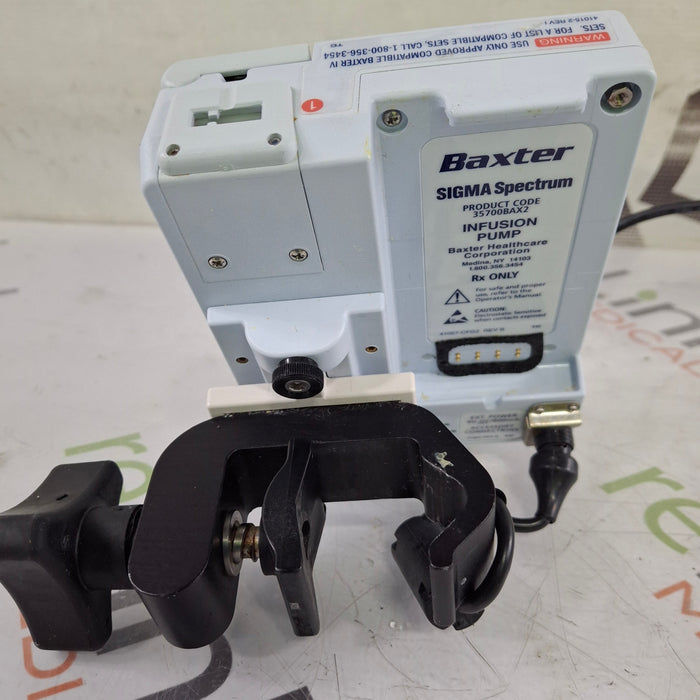 Baxter Baxter Sigma Spectrum 8.00.05 w/o Battery Infusion Pump Infusion Pump reLink Medical