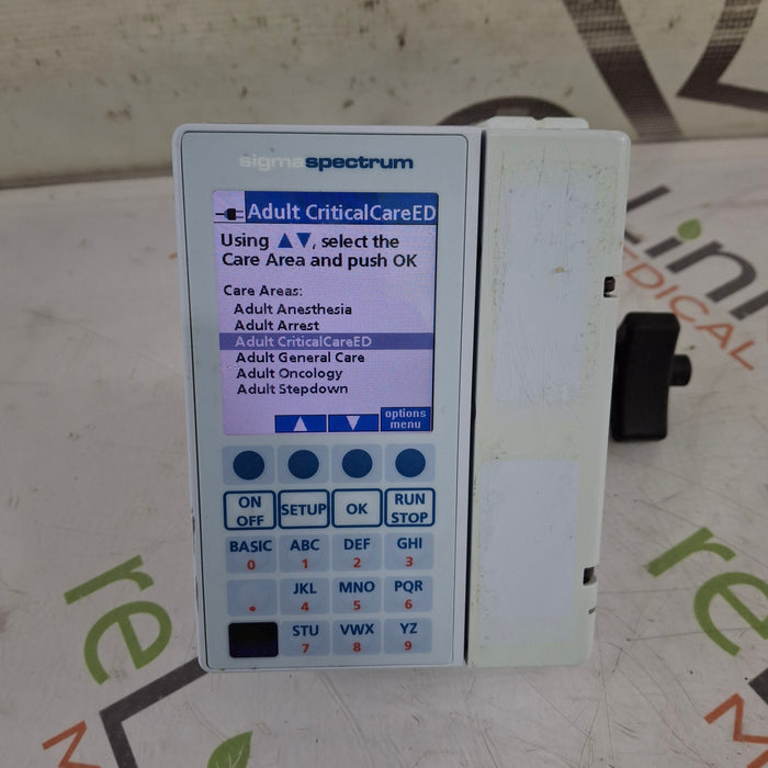 Baxter Baxter Sigma Spectrum 8.01.00 w/o Battery Infusion Pump Infusion Pump reLink Medical