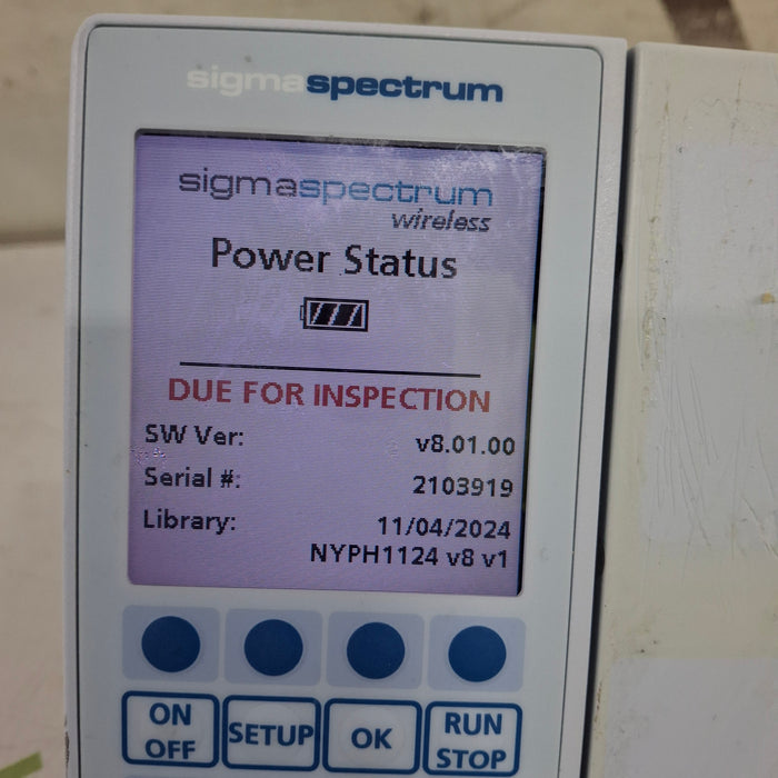 Baxter Baxter Sigma Spectrum 8.01.00 w/o Battery Infusion Pump Infusion Pump reLink Medical