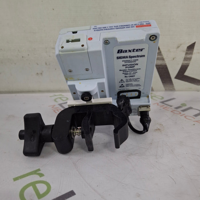Baxter Baxter Sigma Spectrum 8.01.00 w/o Battery Infusion Pump Infusion Pump reLink Medical