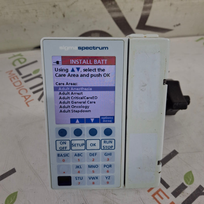 Baxter Baxter Sigma Spectrum 8.00.05 w/o Battery Infusion Pump Infusion Pump reLink Medical