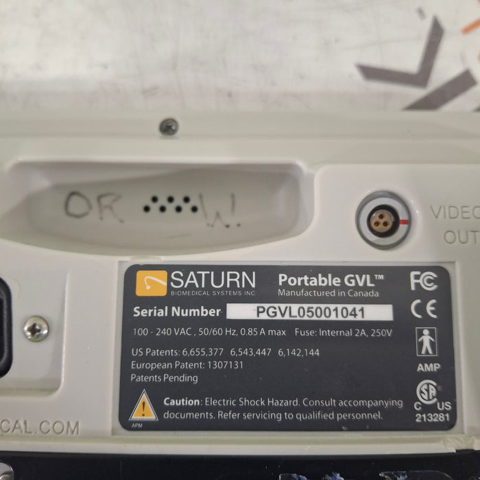Saturn Biomedical Systems Inc Saturn Biomedical Systems Inc Portable GVL Video Laryngoscope System Surgical Equipment reLink Medical