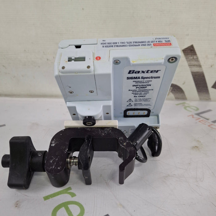 Baxter Baxter Sigma Spectrum 8.00.04 w/o Battery Infusion Pump Infusion Pump reLink Medical