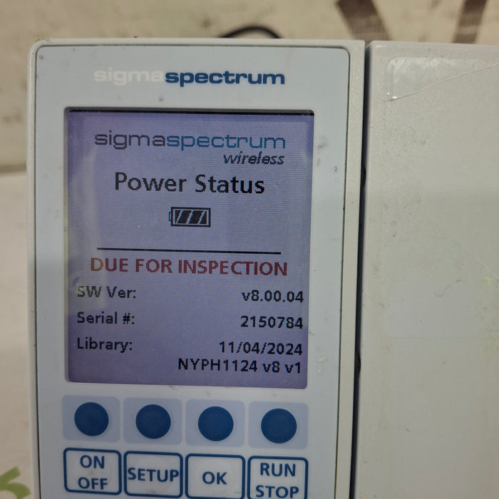 Baxter Baxter Sigma Spectrum 8.00.04 w/o Battery Infusion Pump Infusion Pump reLink Medical