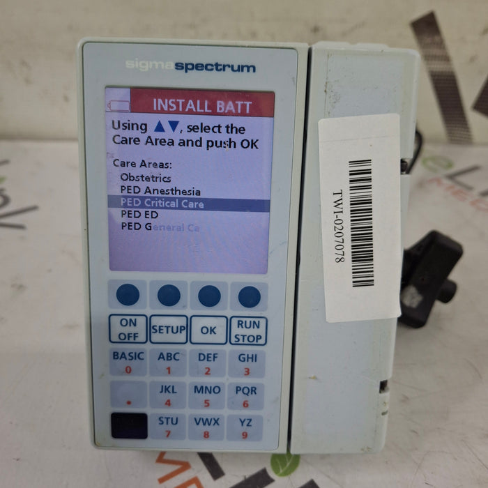 Baxter Baxter Sigma Spectrum 8.00.03 w/o Battery Infusion Pump Infusion Pump reLink Medical