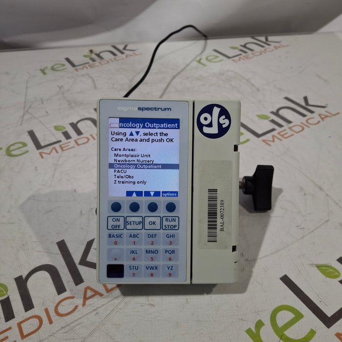 Baxter Baxter Sigma Spectrum 6.05.13 without Battery Infusion Pump Infusion Pump reLink Medical