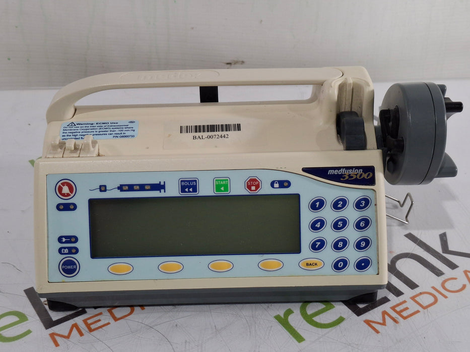 Smiths Medical Smiths Medical Medfusion 3500 Syringe Infusion Pump Infusion Pump reLink Medical