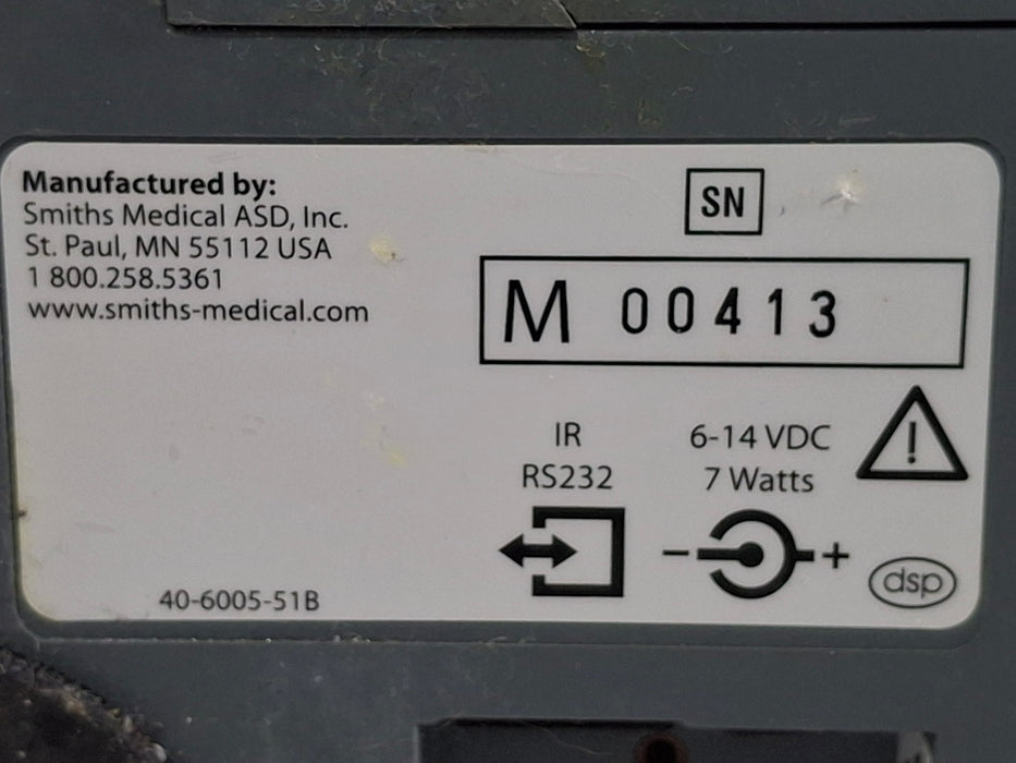 Smiths Medical Medfusion 3500 Syringe Infusion Pump