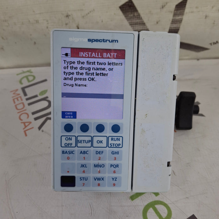 Baxter Baxter Sigma Spectrum 8.00.05 w/o Battery Infusion Pump Infusion Pump reLink Medical