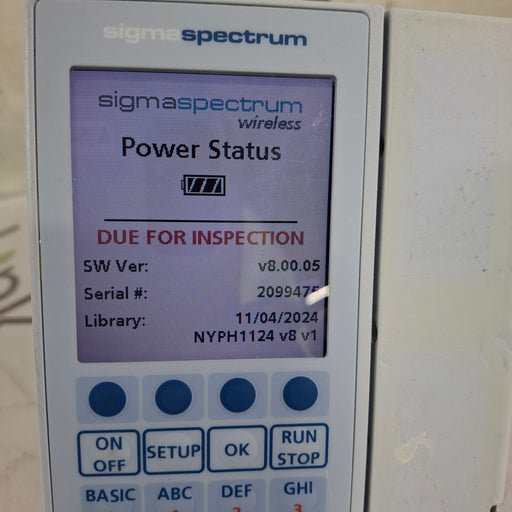 Baxter Baxter Sigma Spectrum 8.00.05 w/o Battery Infusion Pump Infusion Pump reLink Medical