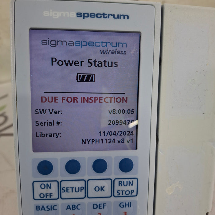 Baxter Baxter Sigma Spectrum 8.00.05 w/o Battery Infusion Pump Infusion Pump reLink Medical